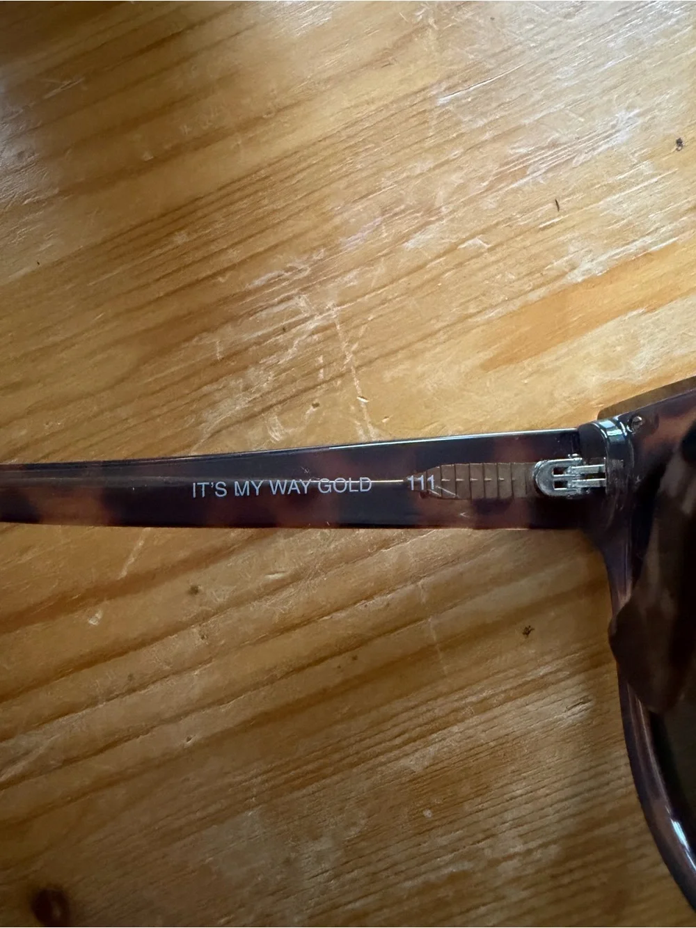 Quay Australia Tortoiseshell Sunglasses with Blue-Tinted Lenses